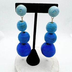 🍭4/$20 Ombré tapered bauble drop clip on earrings